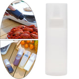 Maxbell 2xCamping Squeeze Oil Bottle Condiment Bottles for Home Frying Syrup white L