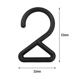 Maxbell 2x10Pcs Webbing Buckle Hooks DIY Backpack Hanging Hangers for Bags Pots Spoons