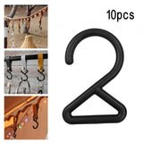 Maxbell 3x10Pcs Webbing Buckle Hooks DIY Backpack Hanging Hangers for Bags Pots Spoons