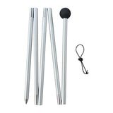 Maxbell 2xTent Rods Canopy Poles Awning Support Pole Outdoor Gardening Shelter Tent Poles