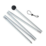 Maxbell 2xTent Rods Canopy Poles Awning Support Pole Outdoor Gardening Shelter Tent Poles