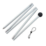 Maxbell 2xTent Rods Canopy Poles Awning Support Pole Outdoor Gardening Shelter Tent Poles
