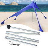Maxbell 2xTent Rods Canopy Poles Awning Support Pole Outdoor Gardening Shelter Tent Poles