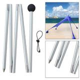 Maxbell 2xTent Rods Canopy Poles Awning Support Pole Outdoor Gardening Shelter Tent Poles