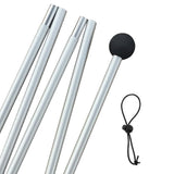 Maxbell 2xTent Rods Canopy Poles Awning Support Pole Outdoor Gardening Shelter Tent Poles