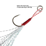 Maxbell 4x5Pcs Fishing Assist Hooks Replacement Jig Fishing Hooks Fishing Teaser Hooks