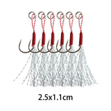 Maxbell 4x5Pcs Fishing Assist Hooks Replacement Jig Fishing Hooks Fishing Teaser Hooks