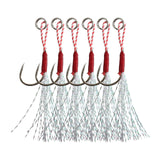 Maxbell 4x5Pcs Fishing Assist Hooks Replacement Jig Fishing Hooks Fishing Teaser Hooks