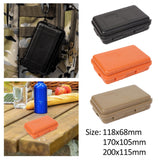 Maxbell 4xTool Box Dust Resistant Storage Case for Camping Backpacking Accessories S Black