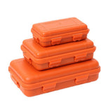 Maxbell 4xTool Box Dust Resistant Storage Case for Camping Backpacking Accessories Small Orange