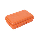 Maxbell 2xTool Box Dust Resistant Storage Case for Camping Backpacking Accessories Small Orange