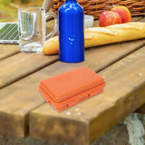 Maxbell 4xTool Box Dust Resistant Storage Case for Camping Backpacking Accessories Small Orange