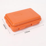 Maxbell 3xTool Box Dust Resistant Storage Case for Camping Backpacking Accessories Large Orange