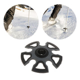 Trekking Pole Snow Basket 9cm Hiking Sticks Accessories for Outdoor Climbing Gray