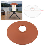 Maxbell 3xCamping Lamp Shade Replacement LED Flashlight Camping Tripod Light Cover Brown