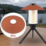 Maxbell 4xCamping Lamp Shade Replacement LED Flashlight Camping Tripod Light Cover Brown
