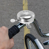 Maxbell 4xBike Bell Cycling Accessories Bicycle Bell for Men Women Mountain Road Bikes Silver