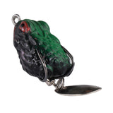 Maxbell 4xFrog Lure Bass Bait Metal Sequin Swimbait Float on Water Lure for Freshwater Style A