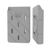 Maxbell 2xPhone Card Holder Silicone Phone Pouch for Drivers ID Card All Mobile Phones Gray