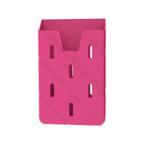 Maxbell 3xPhone Card Holder Silicone Phone Pouch for Drivers ID Card All Mobile Phones Rose Red