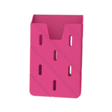 Maxbell 2xPhone Card Holder Silicone Phone Pouch for Drivers ID Card All Mobile Phones Rose Red