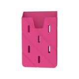 Maxbell 3xPhone Card Holder Silicone Phone Pouch for Drivers ID Card All Mobile Phones Rose Red