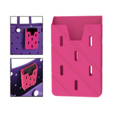 Maxbell 3xPhone Card Holder Silicone Phone Pouch for Drivers ID Card All Mobile Phones Rose Red