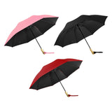 Maxbell 2xTwo Fold Automatic Duck Umbrella Gift Strong for Backpacking Walking Outdoor Red