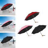 Maxbell 2xTwo Fold Automatic Duck Umbrella Gift Strong for Backpacking Walking Outdoor Red