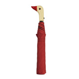 Maxbell 2xTwo Fold Automatic Duck Umbrella Gift Strong for Backpacking Walking Outdoor Red