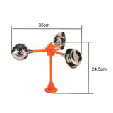 Maxbell 2xBird Scare Windmill Durable Bird Scarer Deterrent for Backyard Patio Farmland