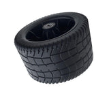 Maxbell 2x4inch Wide Wagon Cart Wheel PP Tires Sturdy Diameter 6.3inch for Wheelbarrow