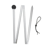 Maxbell 2xTent Poles Preassembled Bracket 160cm/200cm Shelter Canopy Poles Canopy Rods 1.6M pointed tip