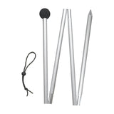 Maxbell 2xTent Poles Preassembled Bracket 160cm/200cm Shelter Canopy Poles Canopy Rods 1.6M pointed tip