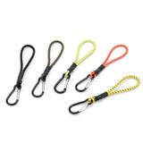 Maxbell 2xBungee Cord with Carabiner Elastic Rope Portable for Outdoor Tents Tarpaulin Black