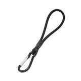 Maxbell 2xBungee Cord with Carabiner Elastic Rope Portable for Outdoor Tents Tarpaulin Black
