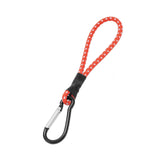 Maxbell 4xBungee Cord with Carabiner Elastic Rope Portable for Outdoor Tents Tarpaulin Red White