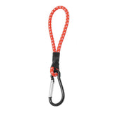 Maxbell 3xBungee Cord with Carabiner Elastic Rope Portable for Outdoor Tents Tarpaulin Red White