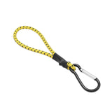 Maxbell 3xBungee Cord with Carabiner Elastic Rope Portable for Outdoor Tents Tarpaulin Yellow Black