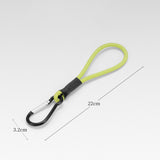 Maxbell 4xBungee Cord with Carabiner Elastic Rope Portable for Outdoor Tents Tarpaulin Fluorescent Green