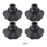 Maxbell 2x4Pcs Chair Leg Covers Furniture Foot Covers for Folding Moon Chair Furniture 13mm