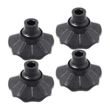 Maxbell 4x4Pcs Chair Leg Covers Furniture Foot Covers for Folding Moon Chair Furniture 13mm