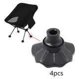 Maxbell 4x4Pcs Chair Leg Covers Furniture Foot Covers for Folding Moon Chair Furniture 13mm