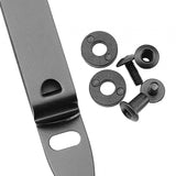 Maxbell 2xIwb Holster Belt Clip Stainless Steel Holster Accessories Holster Clip 8.5cm