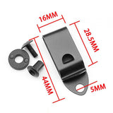 Maxbell 3xIwb Holster Belt Clip Stainless Steel Holster Accessories Holster Clip 4.4cm
