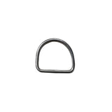 Maxbell 4x5 Pieces Metal D Ring Sturdy Stainless Steel D Rings for Belt Sewing Project 3mmx30mmx27mm