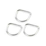 Maxbell 3x D Rings Buckles Metal Hardware Hammock Handbags DIY Accessories Fasteners 6mmx4.5cmx4.2cm