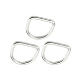 Maxbell 3x D Rings Buckles Metal Hardware Hammock Handbags DIY Accessories Fasteners 6mmx4.5cmx4.2cm