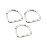 Maxbell 3x D Rings Buckles Metal Hardware Hammock Handbags DIY Accessories Fasteners 6mmx4.5cmx4.2cm