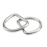Maxbell 3x4Pcs Metal D Rings Handmade DIY D Buckles for Handbags Purse Making Backpack 4mmx20mmx17mm